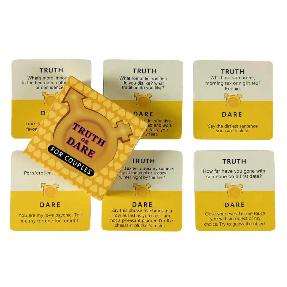 Truth or Dare Card Game,How Well Do You Know Me,Name That Tune Word,Riddle Me This,Girls Night In Drinking Game For Couples Deck