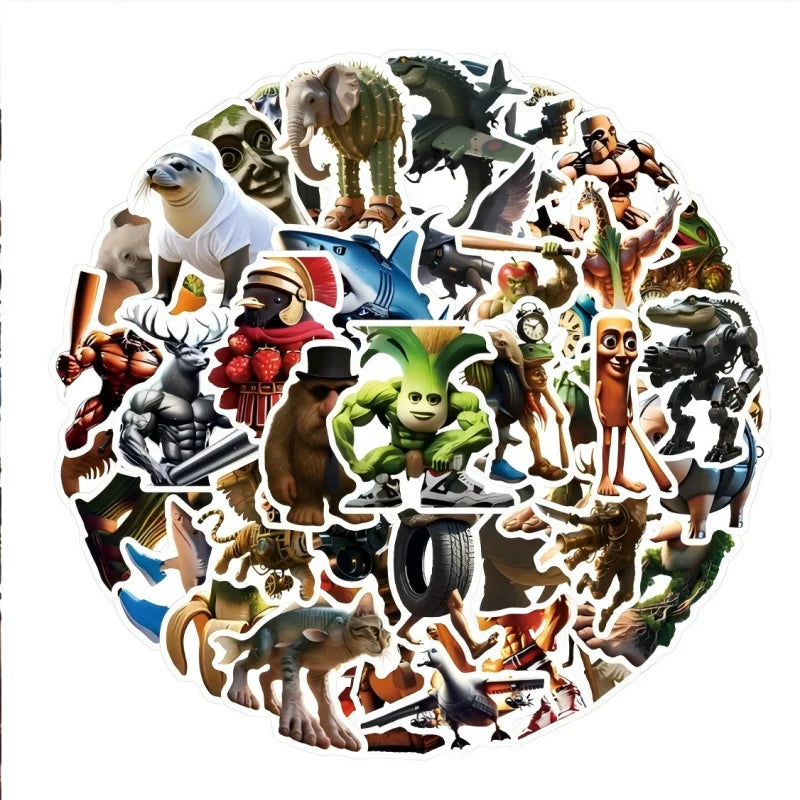 Brainrot Party Favor Tralalero Tralala Shark Plush Stuffed Soft Doll  Ornament Keychain Sticker Balloon Set Glass Party Supplies