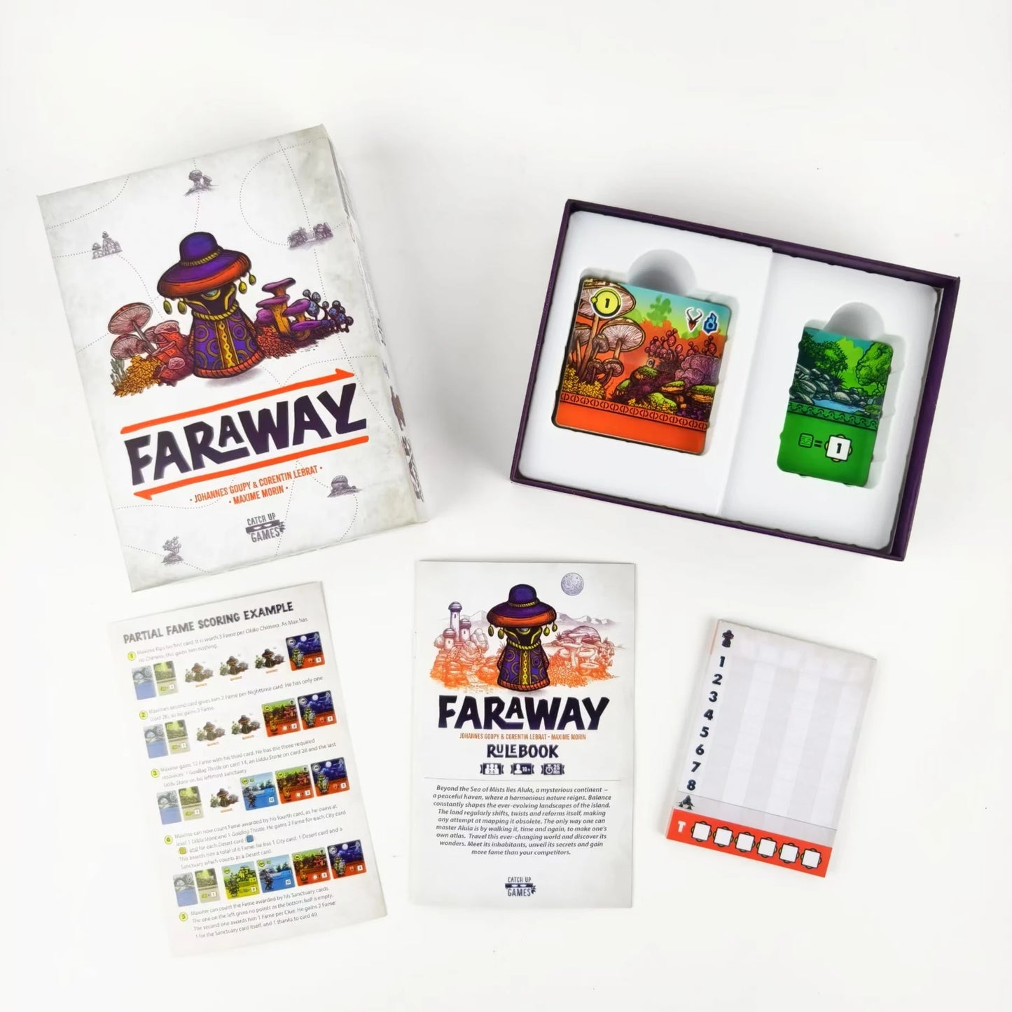 Faraway Board Game - PEOPLE FROM BELOM Expansion , 2-6 Players Funny Table Game Friends Entertainment Strategy Cards Game