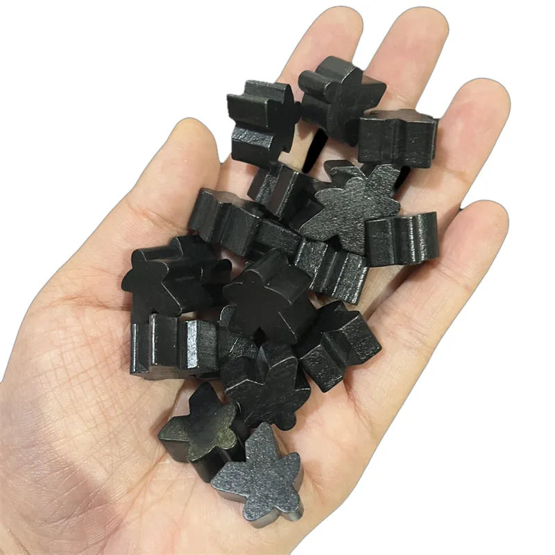 100 Wooden Meeples 14 colors 16mm Extra Board Game Pawns Pieces Replacement Tabletop Gaming components and Upgrade Accessories