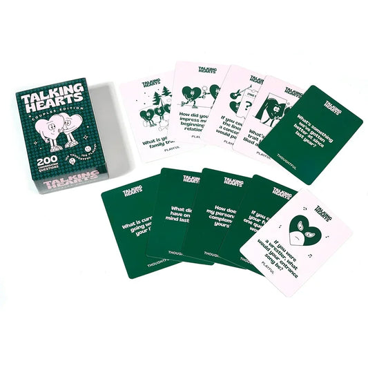 Taklig Hearts Card Game Board games Romantic Couple Fun Interactive Card Games Talking Hearts Conversation Cards Valentines