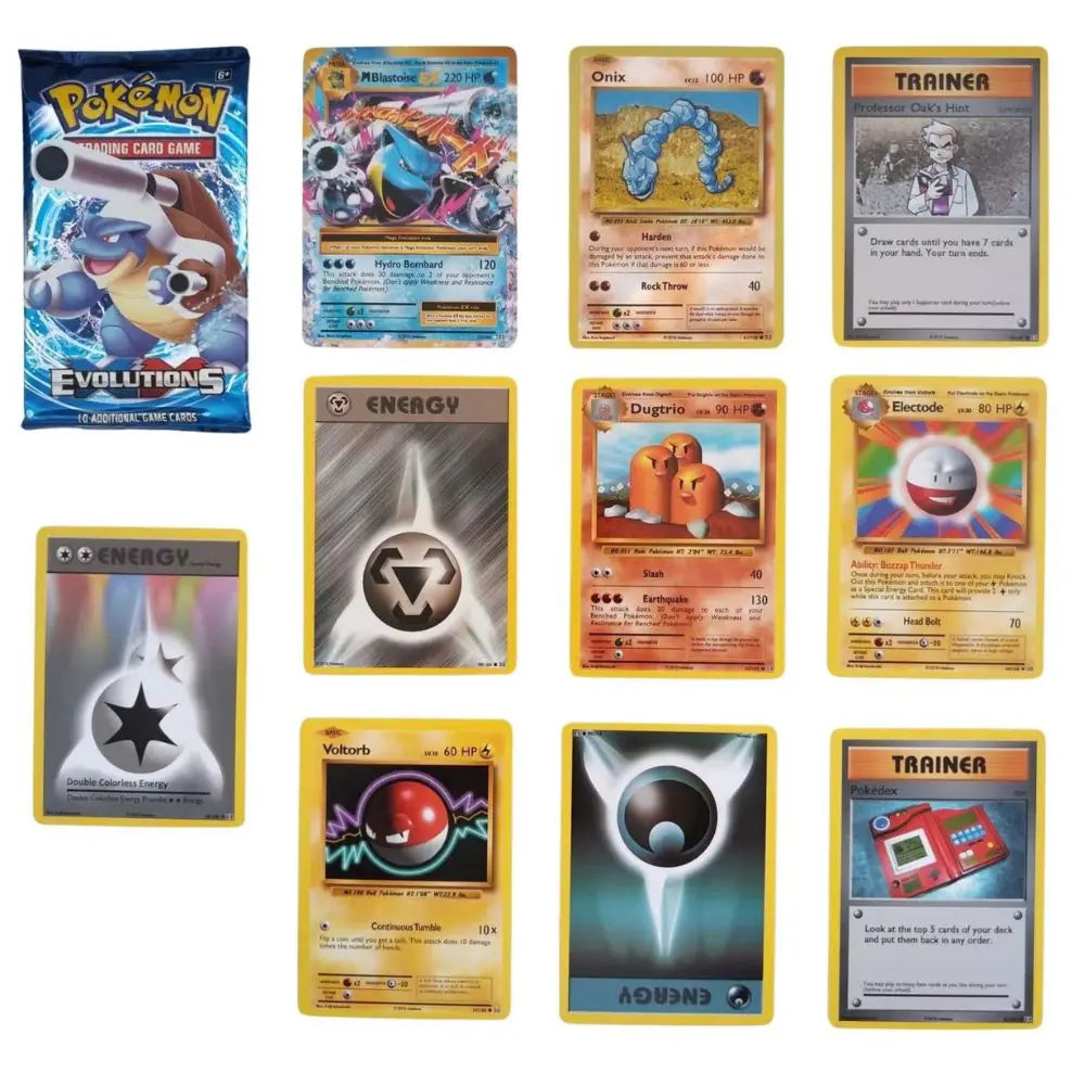 Random40 pcs Pokemon Cards Deck XY Pikachu English Party Games Tabletop Matchmaking Card Set Pokemon Cards' Album Kids Toys