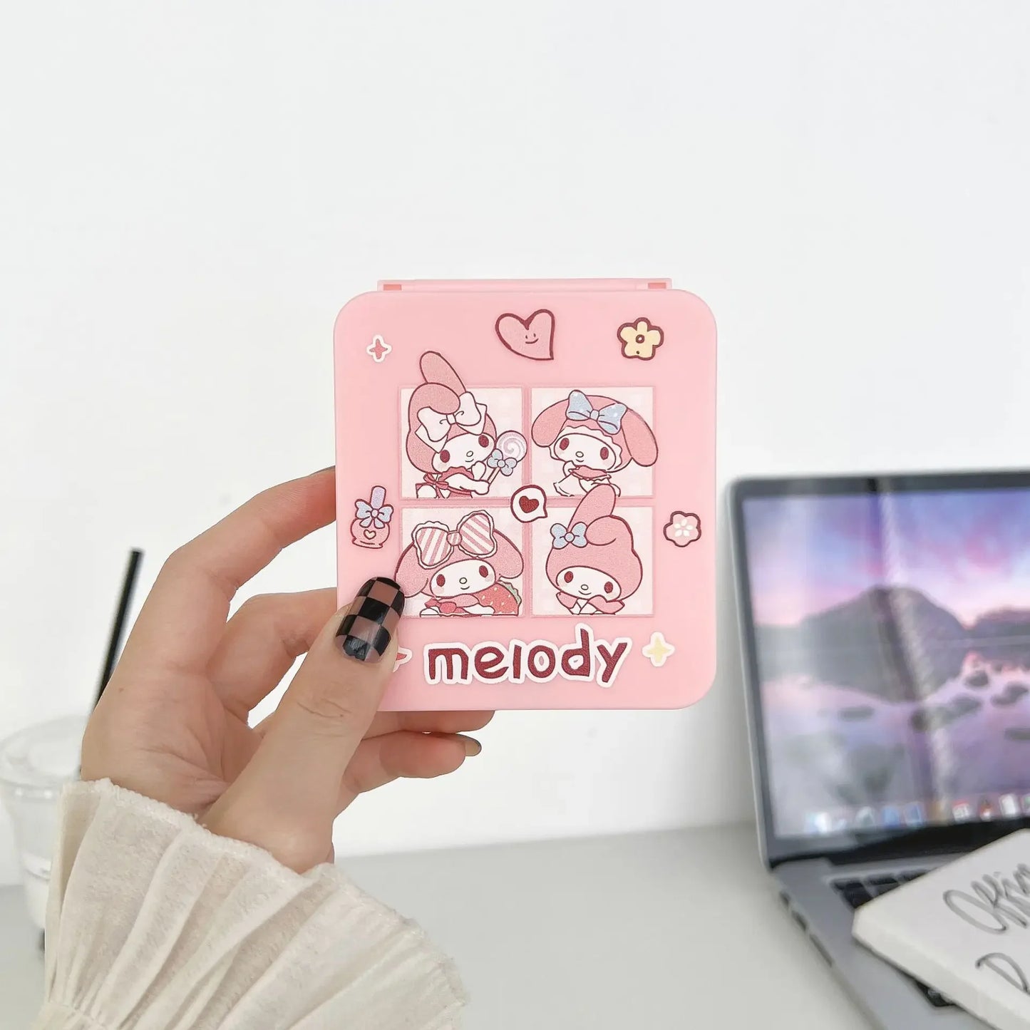 Sanrio Hello Kitty Switch Game Card Storage Case Anime Portable Magnetic Hard Shell for Nintendo Switch NS OLED LITE Accessories