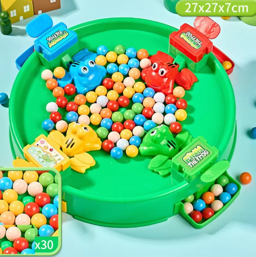 Frog Eating Bean Children Toy Greedy Bean Parent Child Interactive Fun Double Boys and Girls Puzzle Desktop Game