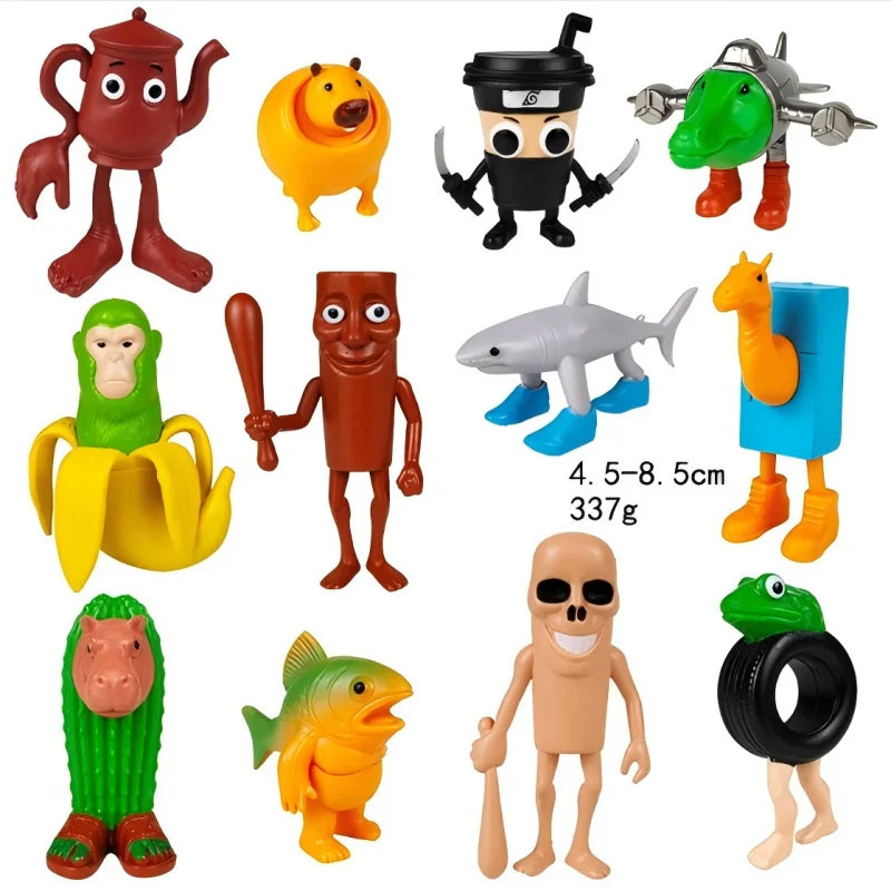 Brainrot Party Favor Tralalero Tralala Shark Plush Stuffed Soft Doll  Ornament Keychain Sticker Balloon Set Glass Party Supplies