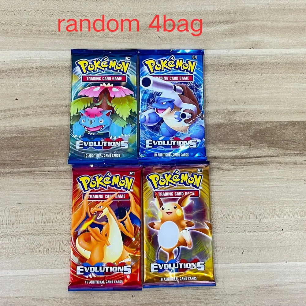 Random40 pcs Pokemon Cards Deck XY Pikachu English Party Games Tabletop Matchmaking Card Set Pokemon Cards' Album Kids Toys