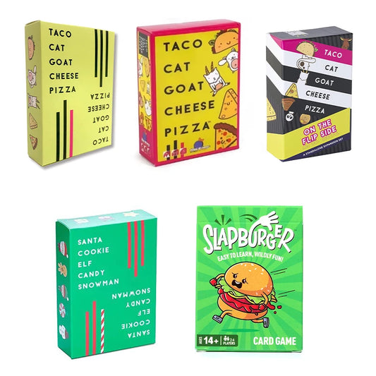 Taco Cat Goat Cheese Pizza Card Game Santa Cookie Elf Easter Funny Games for Couples Friends Adults Party Toy