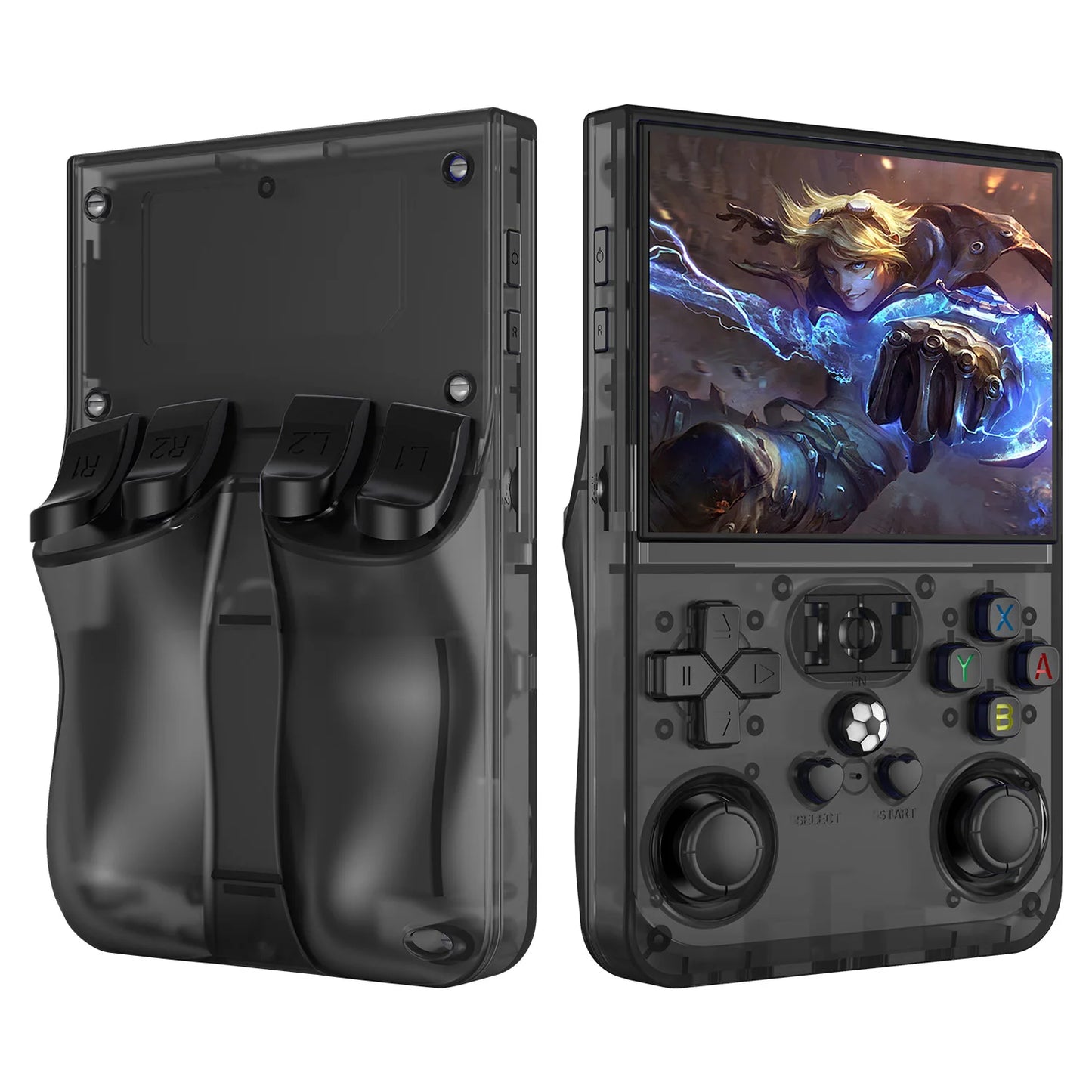 AISLPC R36PRO Retro Handheld: 3.5" IPS, 64/128GB/30000+ Classics Game Linux OS Crisp HD Visuals Expandable 256GB TF Card Support