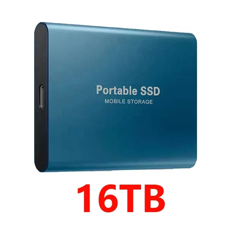Original Hard Disk 1TB External Hard Drive 2TB High Speed Portable SSD 16TB High Capcity Solid State Drive for Laptop/Phone/Mac