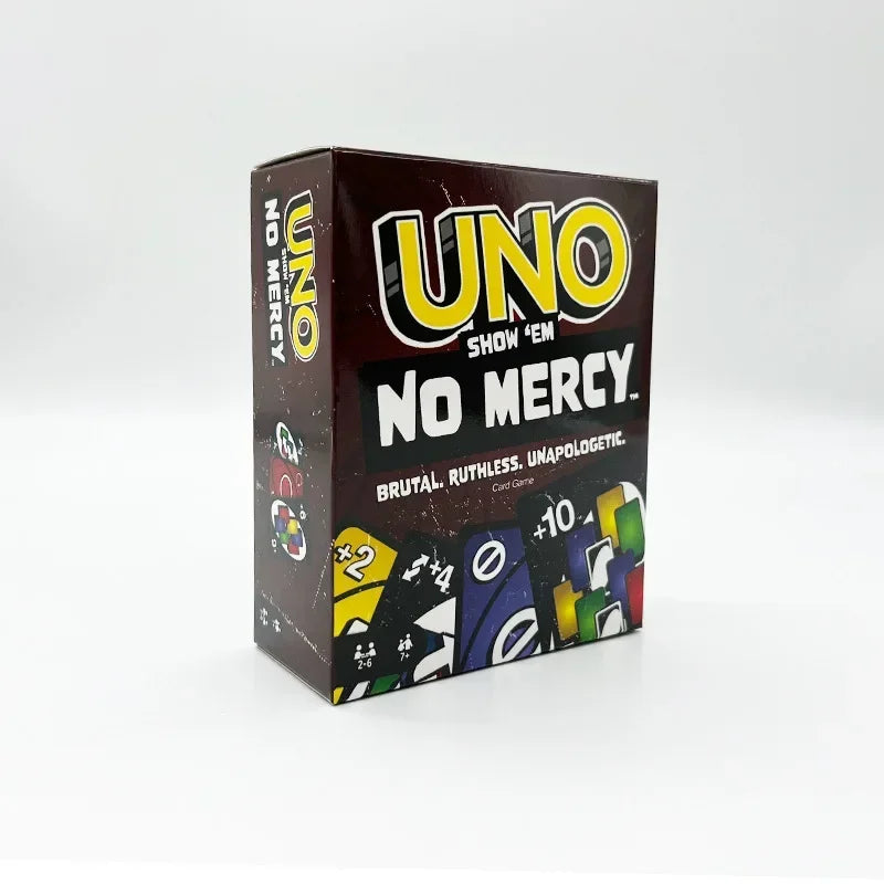 Hot No mercy Game Board Games UNO Cards Table Family Party Entertainment UNO Games Card Toys Children Birthday Christmas gifts