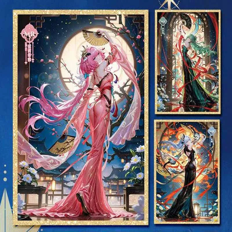Goddess Story Booster Box Case Beautiful Girl Acrylic Cards Wave 1 A4 Wholesale Party Games Adult Collection
