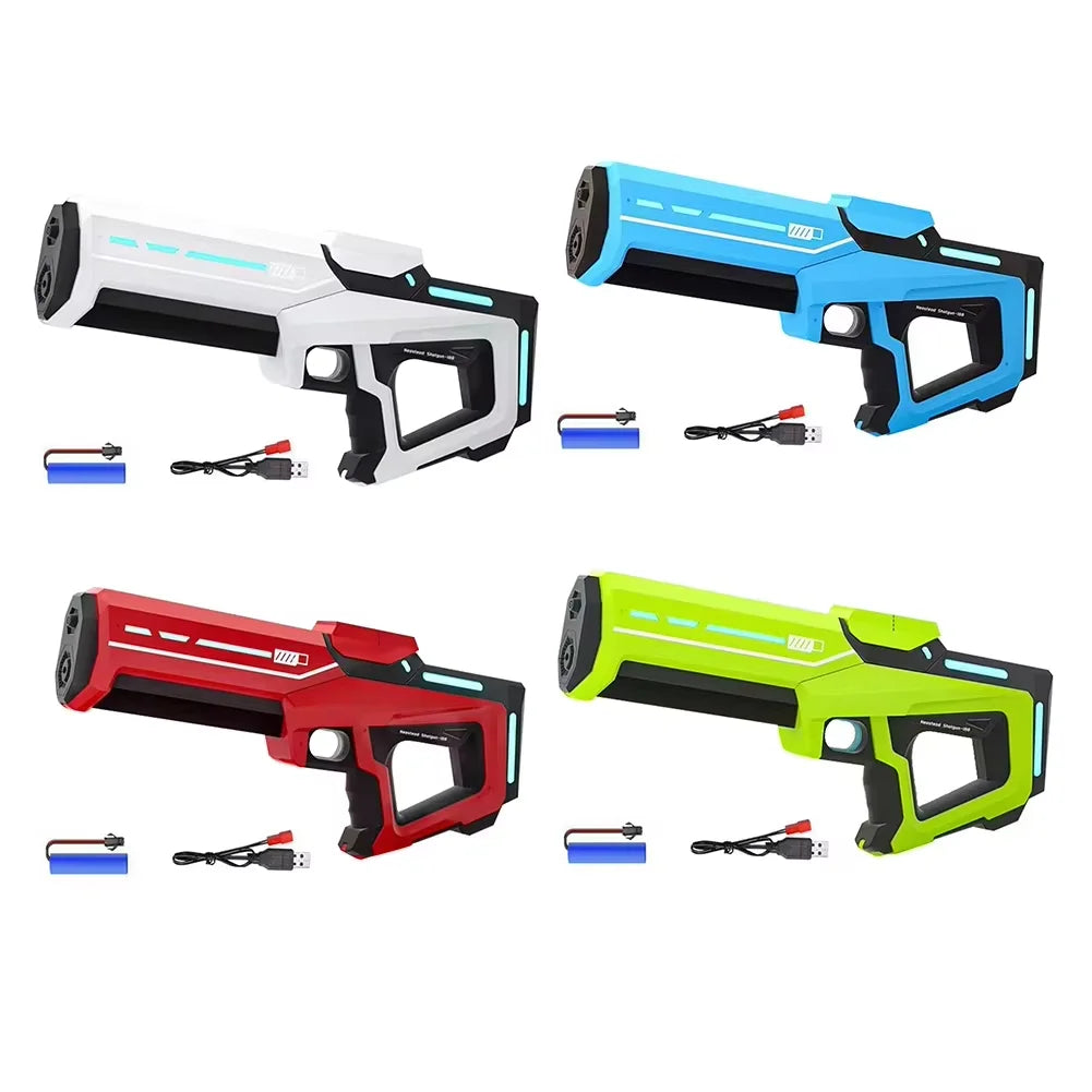 Electric Automatic Water Storage Gun Toys Portable Children Summer Beach Outdoor Fight Fantasy Spray Gun Toys Boy Kid Adult Game