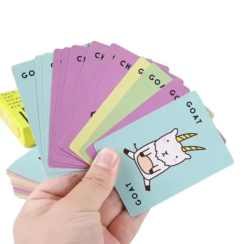 Taco Cat Goat Cheese Pizza Card Game Santa Cookie Elf Easter Funny Games for Couples Friends Adults Party Toy