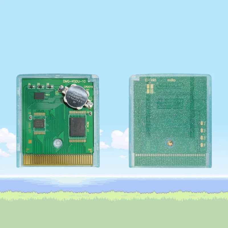 NOE Version Pokemon Blau Gelb Goldene Kristall Rot Silberne Game Cartridge High Quality with Battery for GBC
