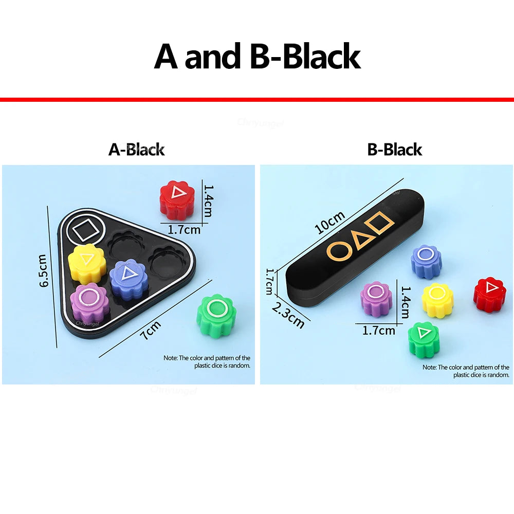 Newest Hot Stone Catching Toy Folk Game Sets Plastic Dice Family Party Game Props Improve Hand-eye Coordination Kids Toys