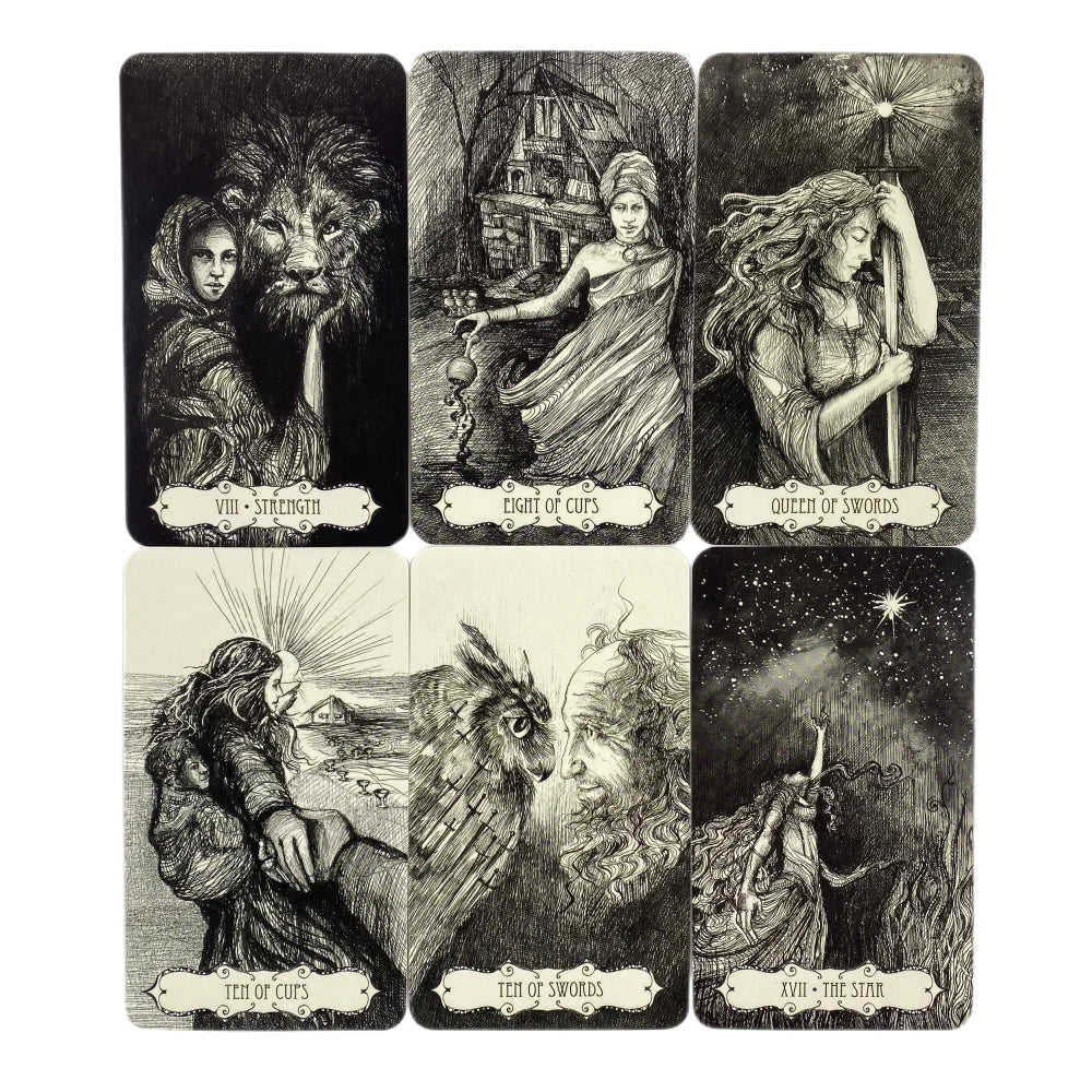 Tarot Of The Abyss Cards Divination Deck English Versions Edition Oracle Board Playing Game For Party