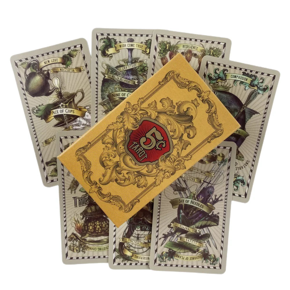 Tarot Of The Abyss Cards Divination Deck English Versions Edition Oracle Board Playing Game For Party