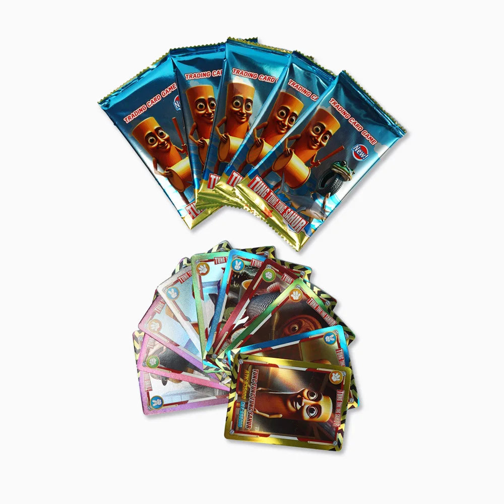 Funny Tungtungtung Sahur Cards Brainrot Italian Game Tralalero Tralala Card Photo Collection Kids Party Cosplay Classic Toy Gift