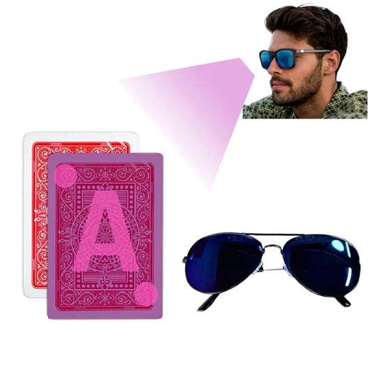 Aviator Infrared Glasses For  Marked Playing Cards(Only Glasses)