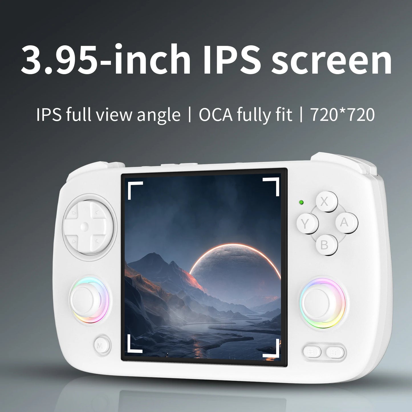Anbernic RG CubeXX Retro Handheld Game Console 3.95 Inch IPS Screen 64 Bit Linux System Joystick Lighting