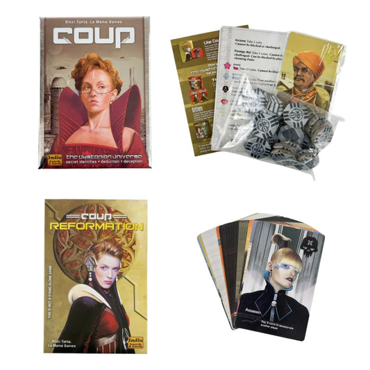 English Coup Card Game Holding Resistance Mission Board Deck Card For Party