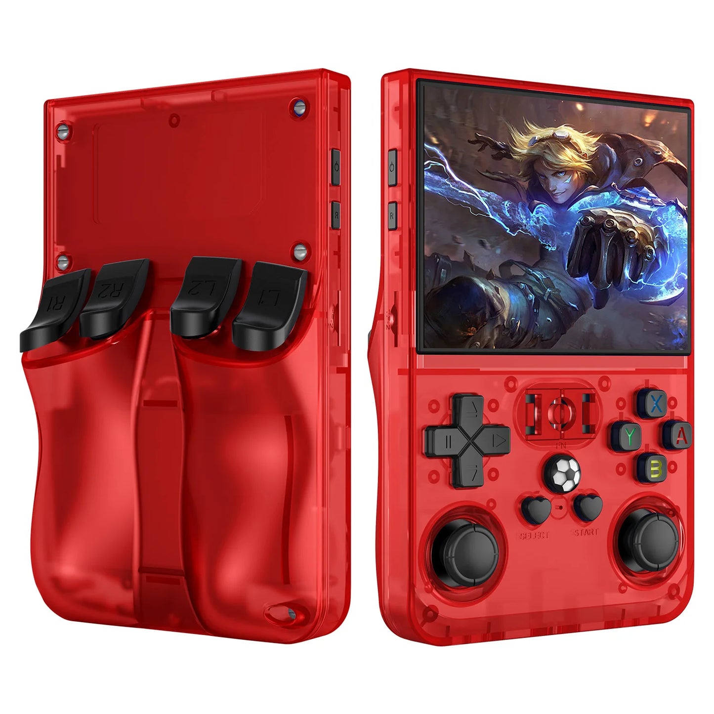 AISLPC R36PRO Retro Handheld: 3.5" IPS, 64/128GB/30000+ Classics Game Linux OS Crisp HD Visuals Expandable 256GB TF Card Support