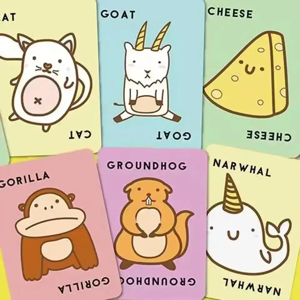 Taco Cat Goat Cheese Pizza Card Game Santa Cookie Elf Easter Funny Games for Couples Friends Adults Party Toy