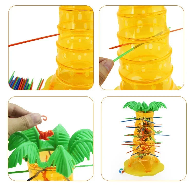 Monkey Climbing Tree Game Toy Children Interesting Intelligence Toys Climbing Desktop Game Party Game Toys Birthday gift For Kid