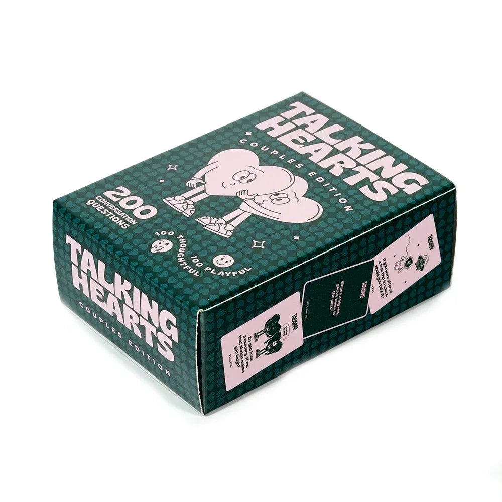Taklig Hearts Card Game Board games Romantic Couple Fun Interactive Card Games Talking Hearts Conversation Cards Valentines
