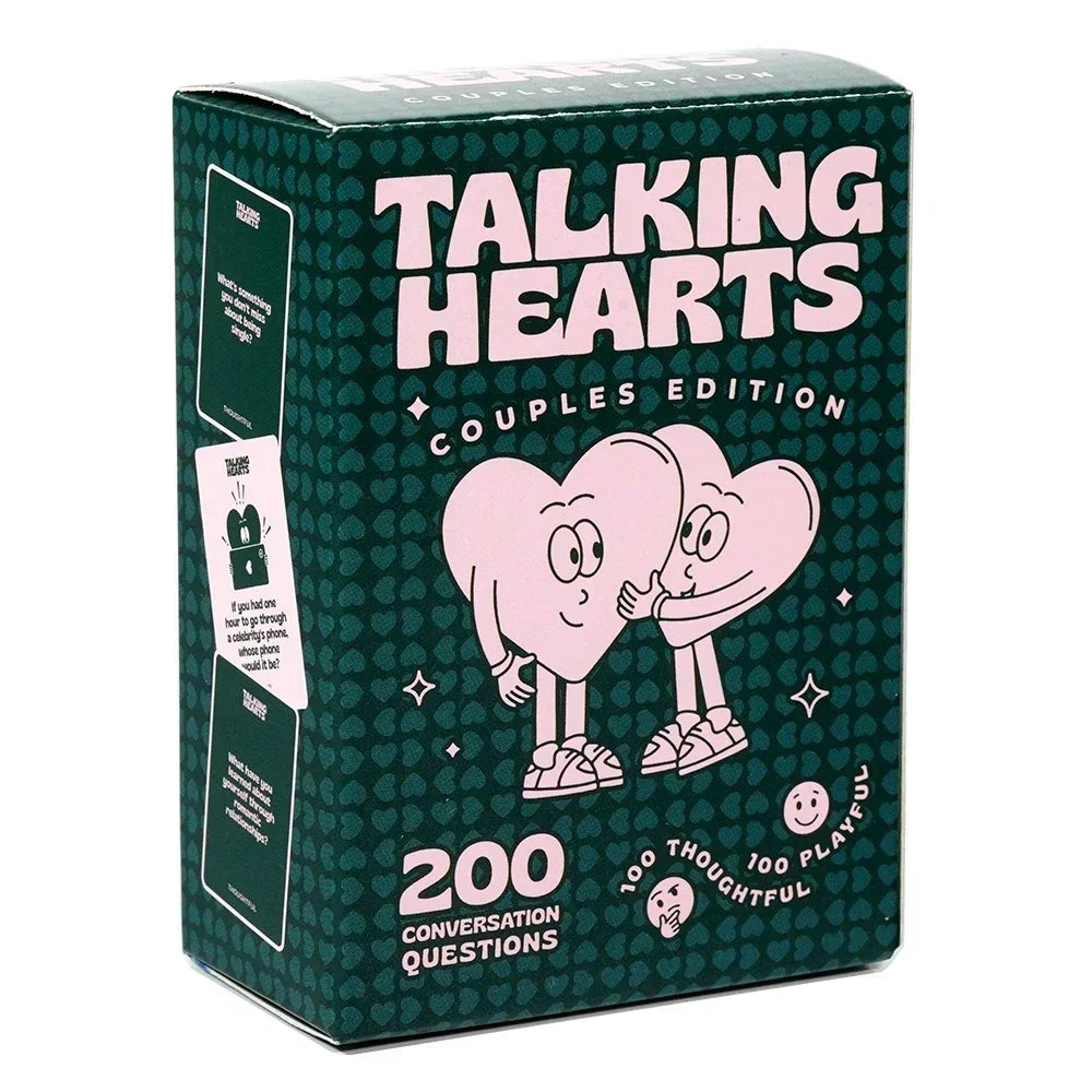 Taklig Hearts Card Game Board games Romantic Couple Fun Interactive Card Games Talking Hearts Conversation Cards Valentines