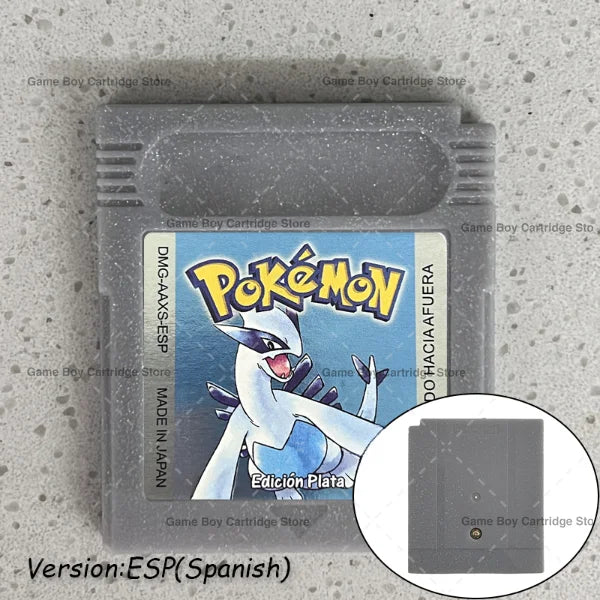 GBC Video Game Cartridge Console Card Pokemon Blue/Crystal/Green/Gold/Red/Silver/Yellow High Quality with Multi-language