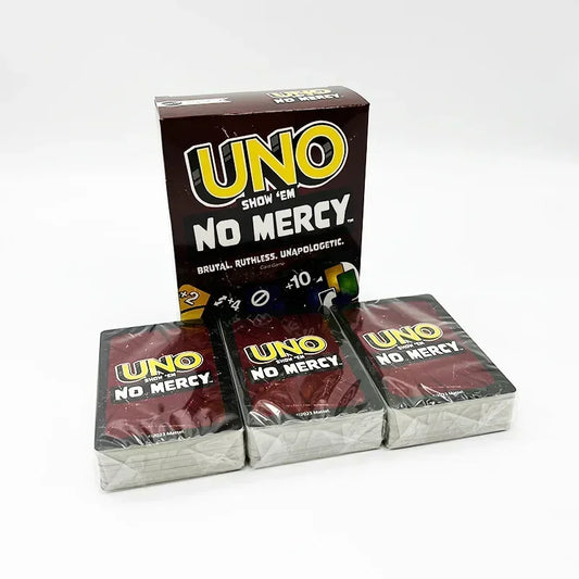 Hot No mercy Game Board Games UNO Cards Table Family Party Entertainment UNO Games Card Toys Children Birthday Christmas gifts