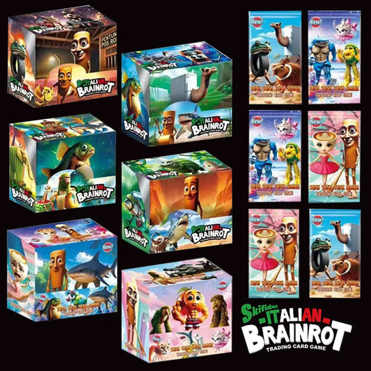 Funny Tungtungtung Sahur Cards Brainrot Italian Game Tralalero Tralala Card Photo Collection Kids Party Cosplay Classic Toy Gift