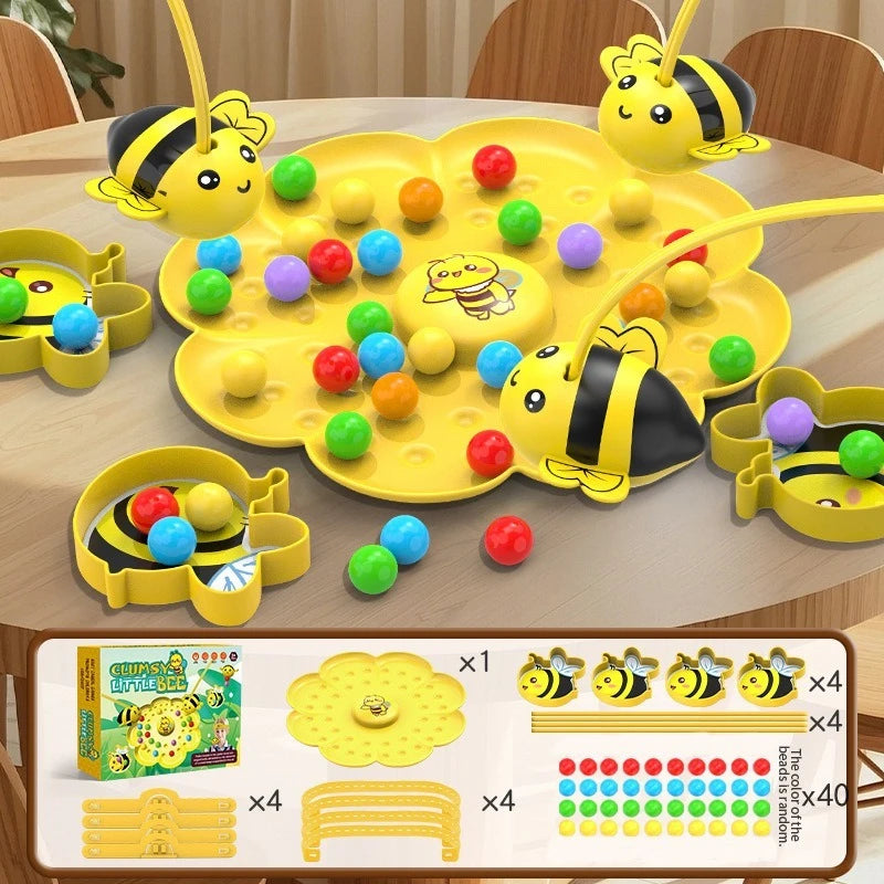 Hot Little Bumblebee Board Game Puzzle Fishing Toys Interactive Educational Magnetism Toys For Kids Christmas Gift Family Game