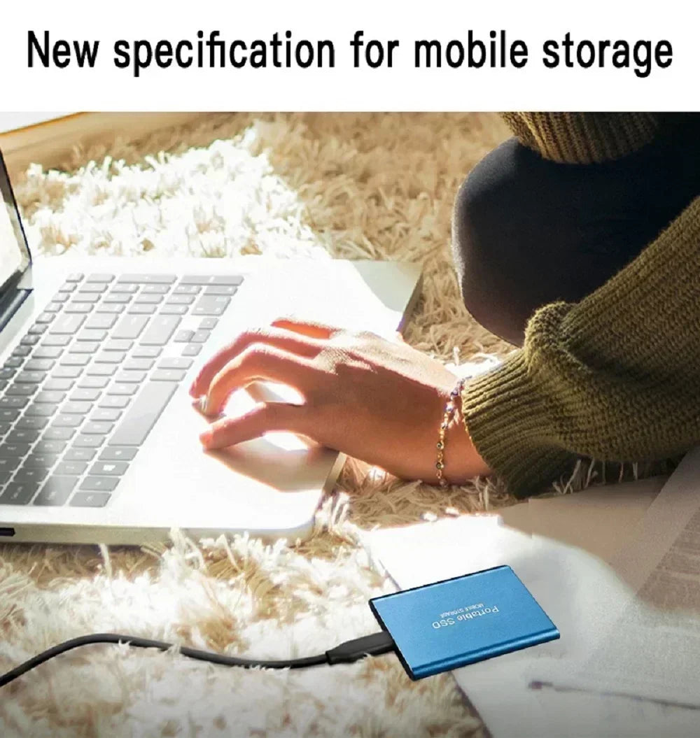 Original Hard Disk 1TB External Hard Drive 2TB High Speed Portable SSD 16TB High Capcity Solid State Drive for Laptop/Phone/Mac
