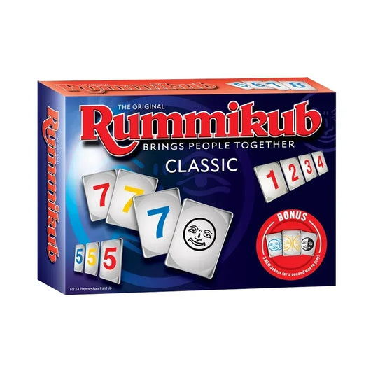 Unleash Fun and Creativity with The Classic Rami Tile Game – Rummikub Board Game Entertainment Set Family Party Night