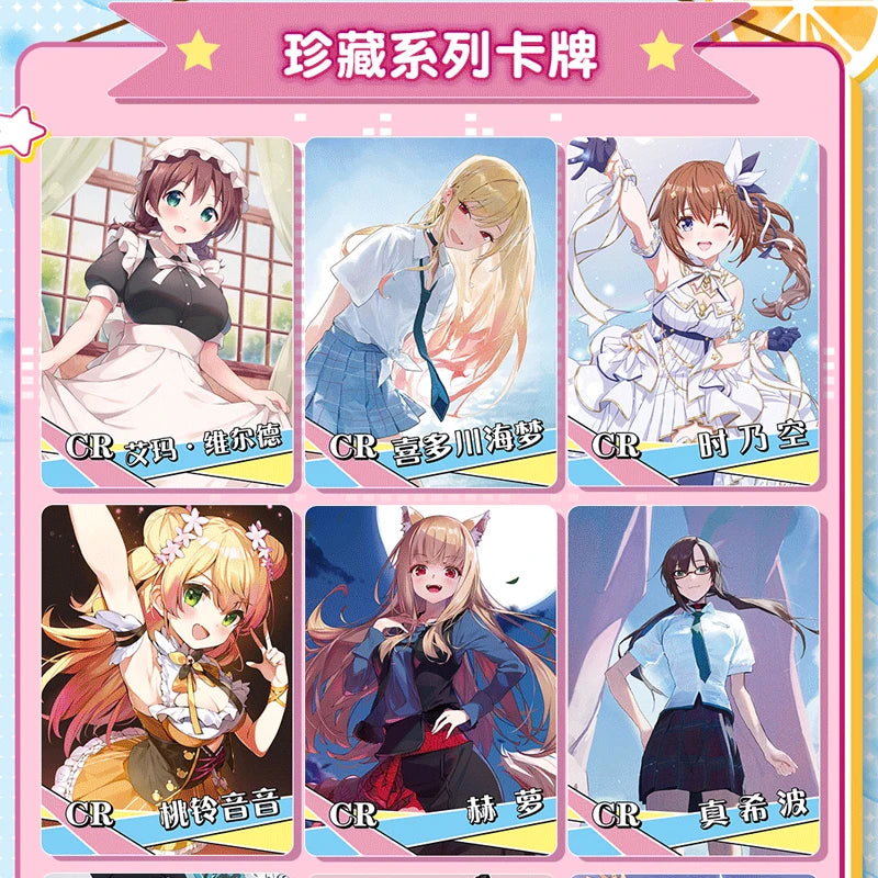 Goddess Story Collection Cards Booster Box New Goddess Story Honey Style Kids Toys Playing Cards Tables Games
