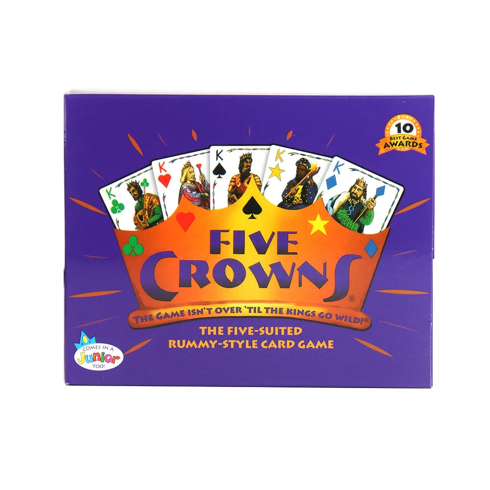 SET Enterprises Five Crowns Card Game Purple High Quality Special Style Board Game Funny Friends Family Interactive Game