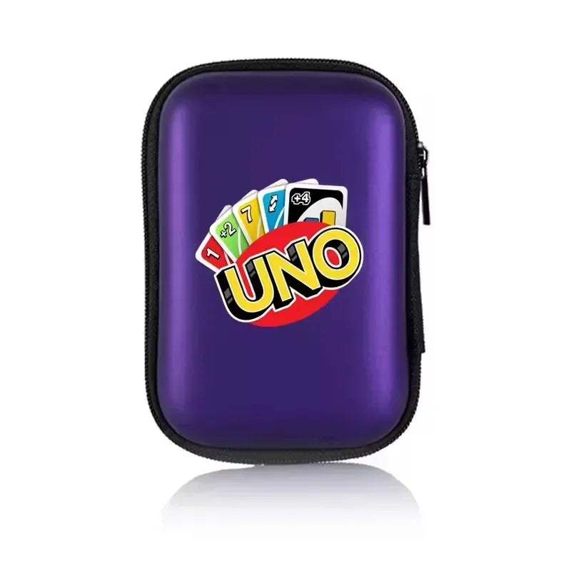 ！！！New UNO Travel Zipper Case Carry Board Game Cards Storage Package For Kids Fan Entertainment Card Holder Mini Bag