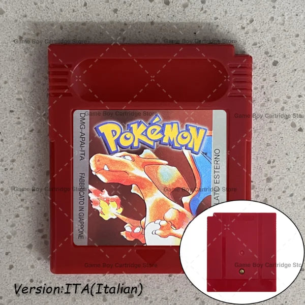 GBC Video Game Cartridge Console Card Pokemon Blue/Crystal/Green/Gold/Red/Silver/Yellow High Quality with Multi-language