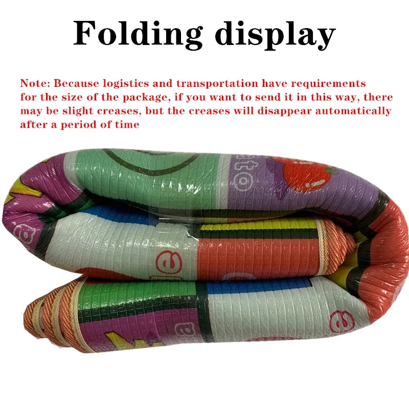 200x180/180x150/180x120cm Play Mat for Children's Thick Safety Mat Friendly Crawling Play Mats Folding Mat Carpet Rug Playmat