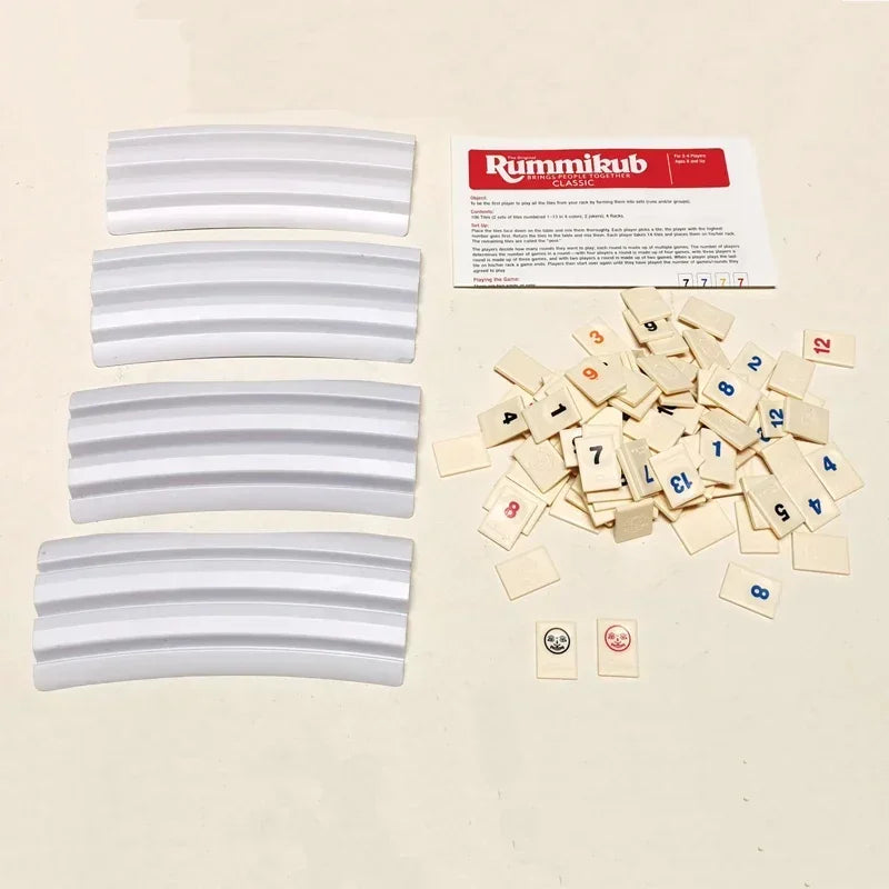 Unleash Fun and Creativity with The Classic Rami Tile Game – Rummikub Board Game Entertainment Set Family Party Night