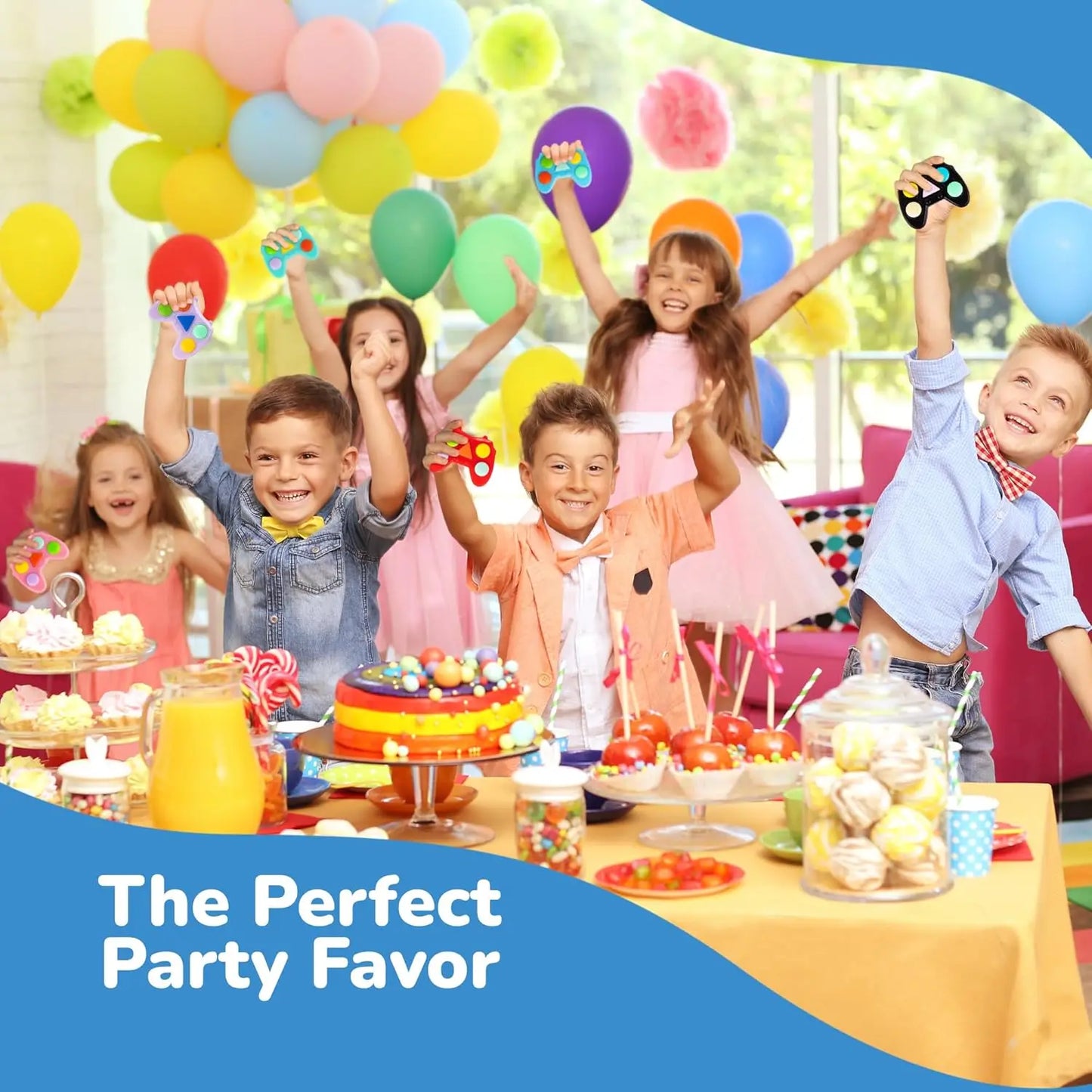 5-50PCS Memory Training Game for Kids Clearance Button Toy Mini game Video Game Party Favors School Birthday Gift Class Prizes