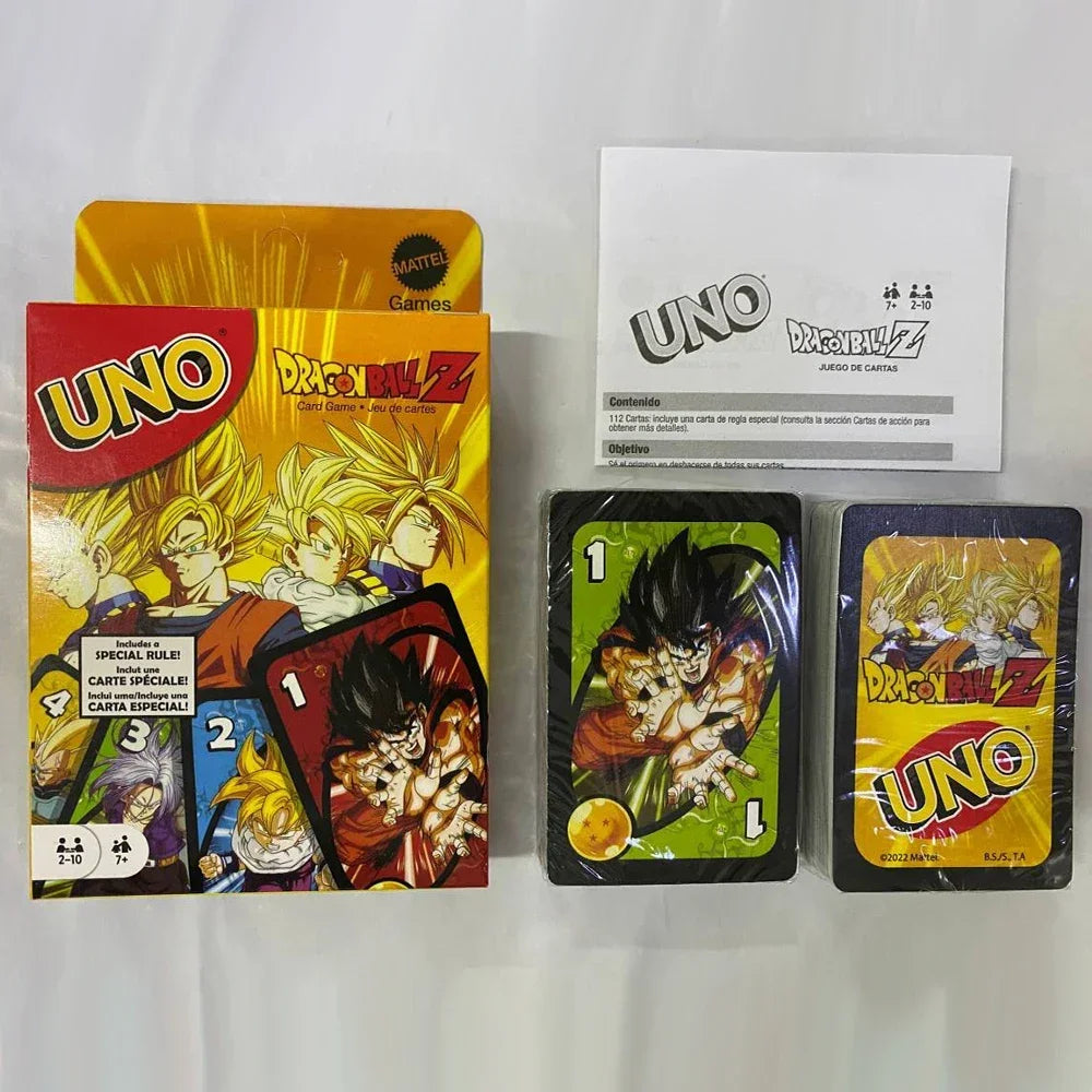 **10styles UNO FLIP! Pokemon Board Game Anime Cartoon Pikachu Playing Cards Christmas Card Table Game for Kids Birthday Gift Toy