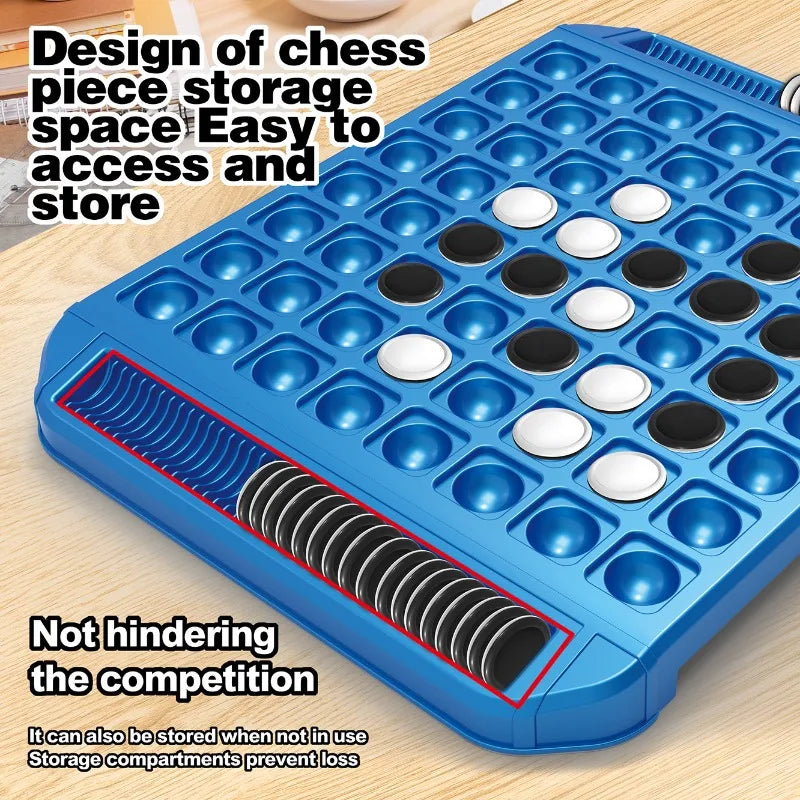 Puzzle Toy Flip Black and White Chess Board Parent-child Interactive Tabletop Game Strategy Toy for Logical Thinking Training