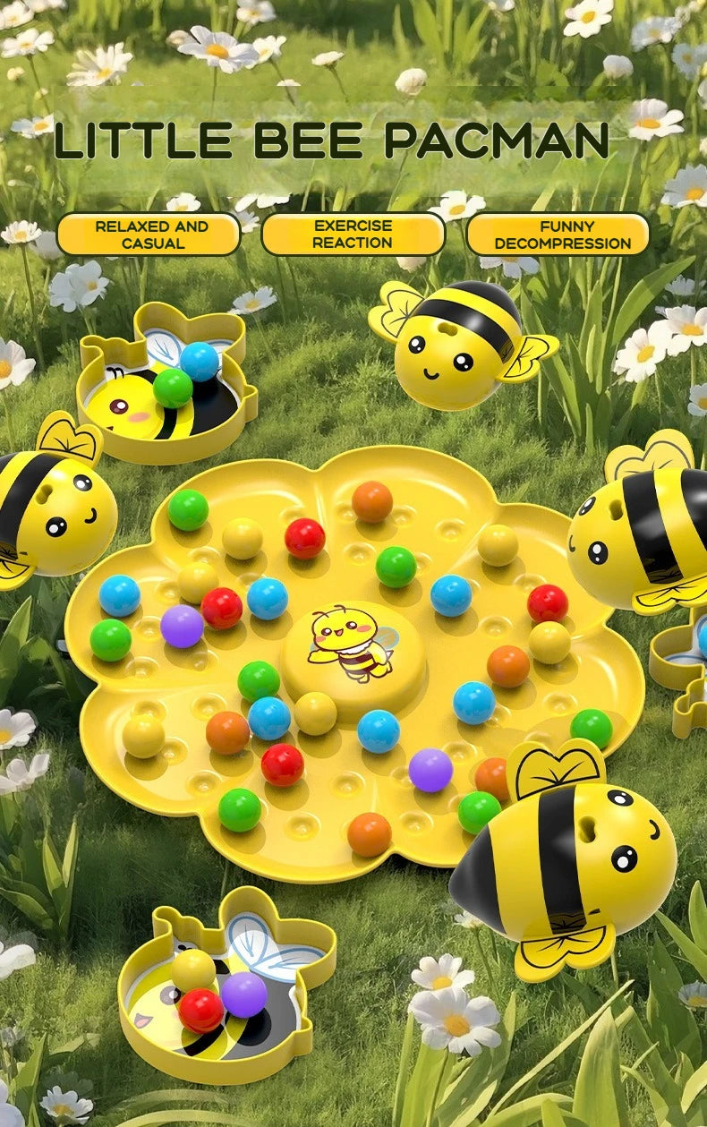 Hot Little Bumblebee Board Game Puzzle Fishing Toys Interactive Educational Magnetism Toys For Kids Christmas Gift Family Game