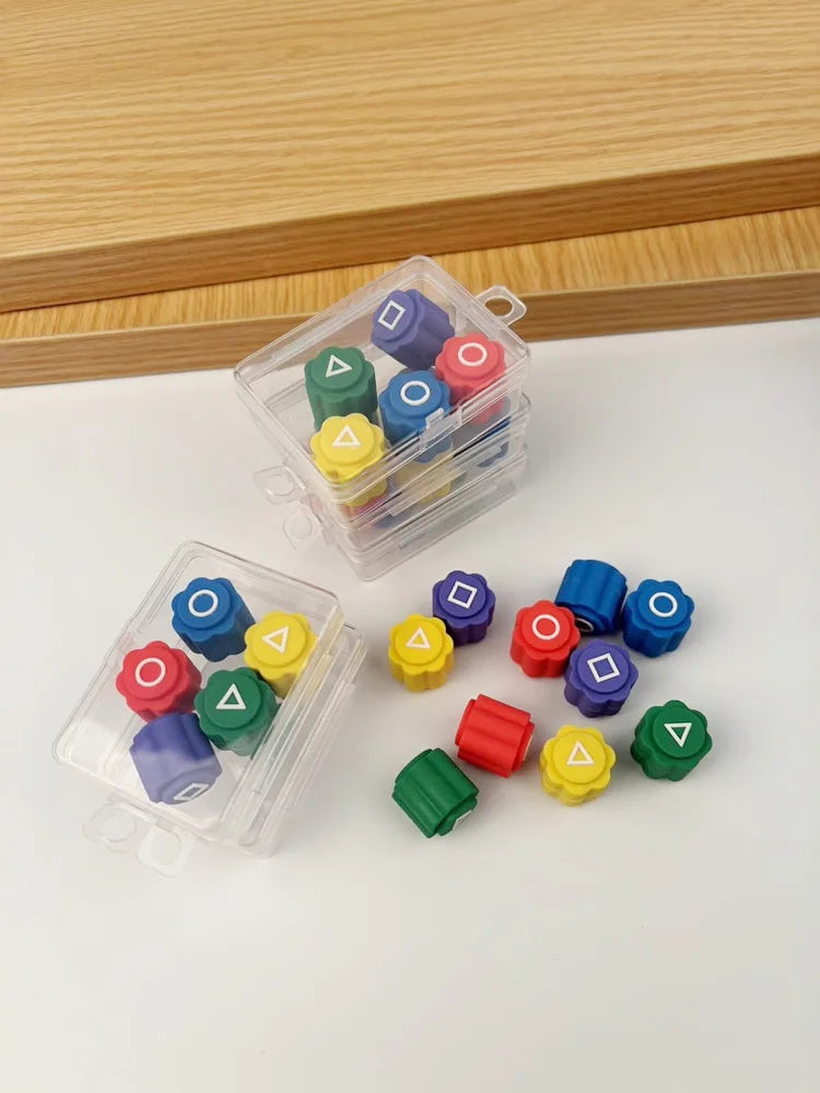 5Pcs/box Korea Traditional Play Game Gonggi Jack Stone Pebbles Set Hand-Eye Coordination Training Toy