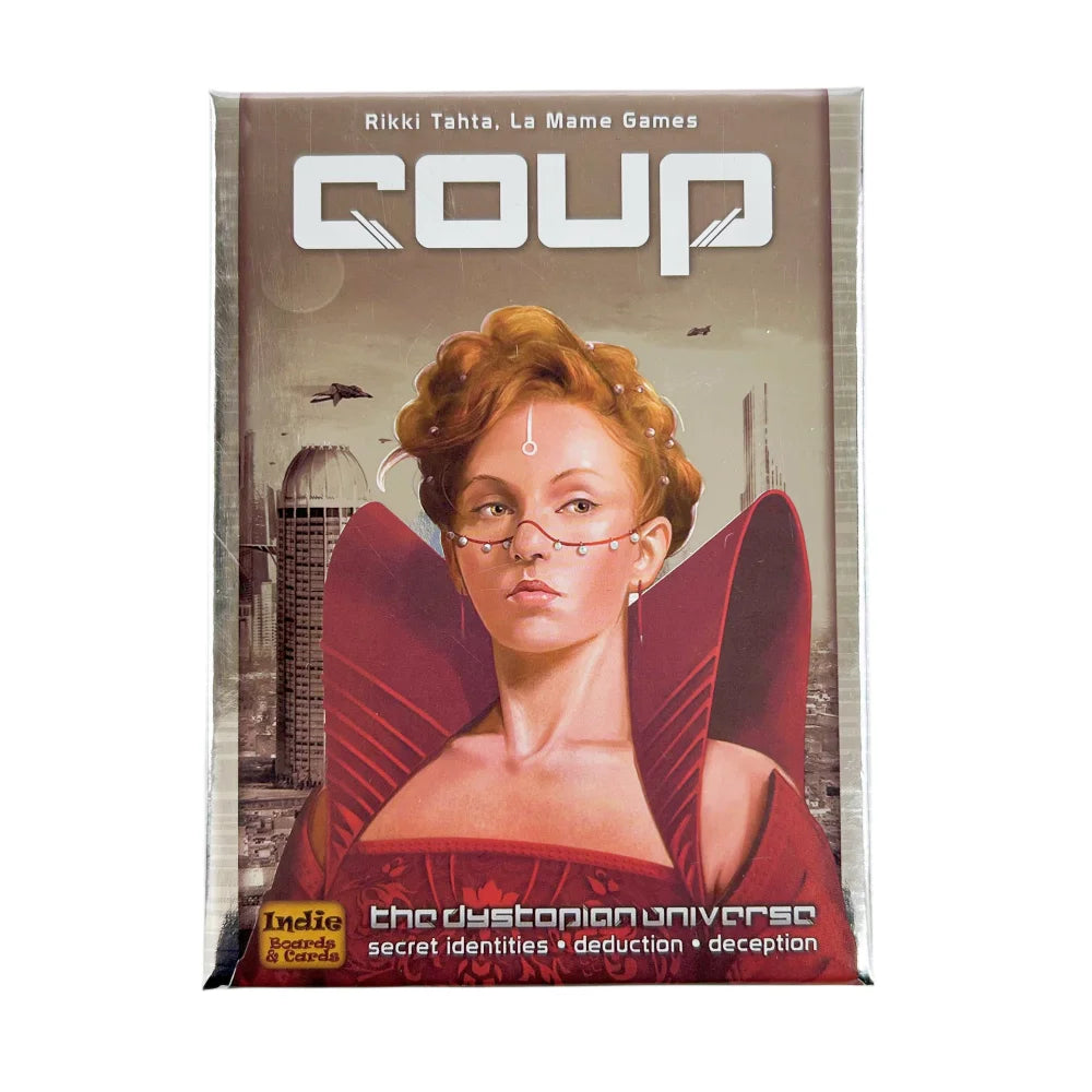 English Coup Card Game Holding Resistance Mission Board Deck Card For Party