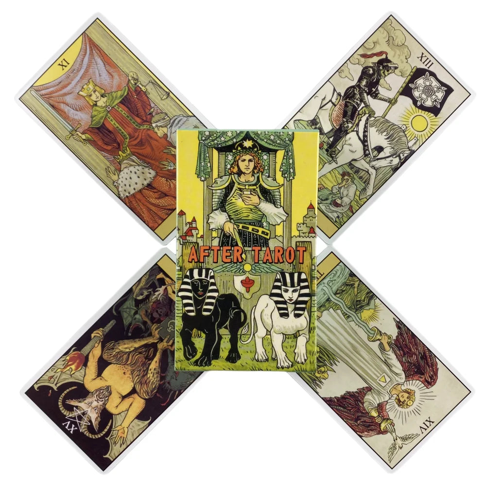 The Rider Of After Tarot Cards Divination Deck English Versions Edition Oracle Board Playing Table Games For Party