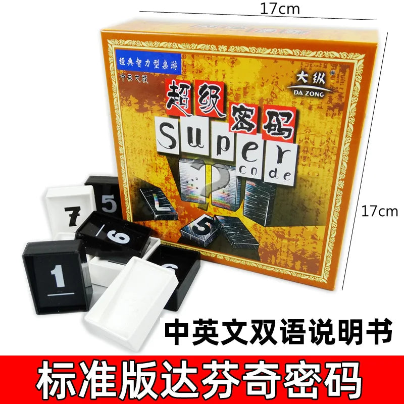 2-4 Players Party Games Da Vinci Code Puzzle GameToys Board Games Reasoning Gift Toys for Kids Adult with Family Friends